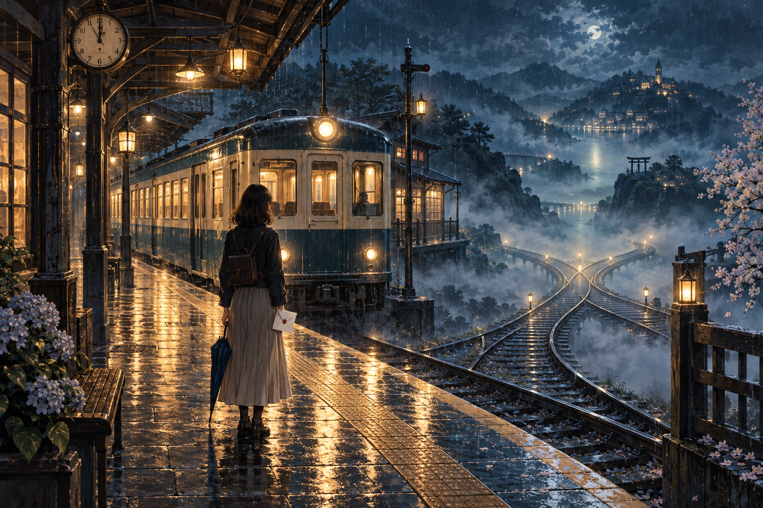 雨待ちの零番線